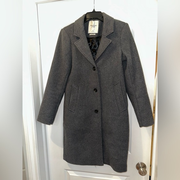 Abercrombie & Fitch Jackets & Blazers - A&F Wool Blend Coat